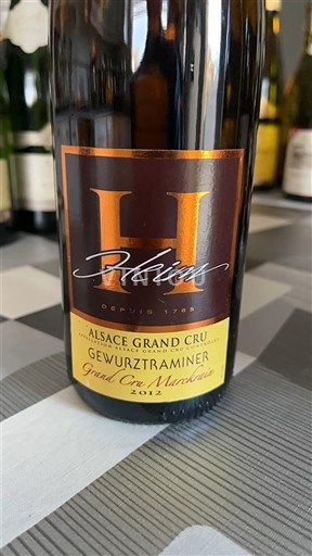 Alsasko Alsasko Grand Cru Grand Cru Hertz 2012