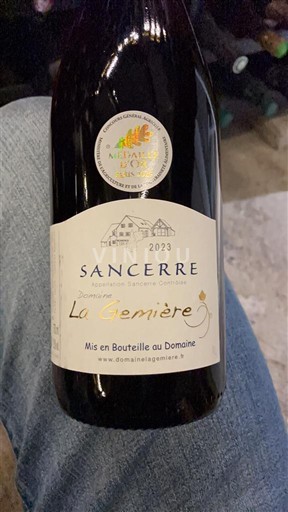 Dolina Loare Sancerre Domaine La Gemière La Gemière 2023