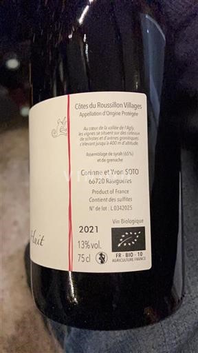 Roussillon Côtes du Roussillon Villages Corinne et Yvon Soto Les huit 2021