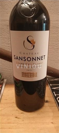 Bordéus Saint-Émilion Grand Cru Grand Cru Château Sansonnet 2021