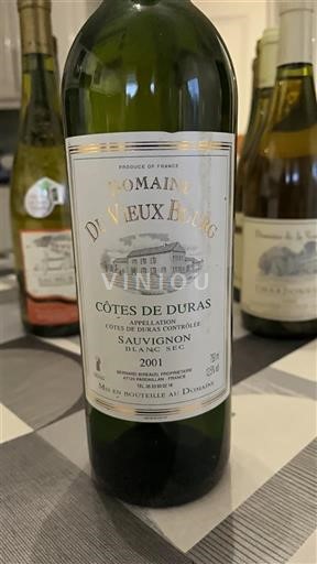 Lounais-Ranska Côtes-de-duras Domaine Vieux Bourg 2001