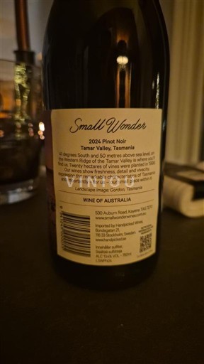 Tasmánie Tamar Valley Small Wonder 2024