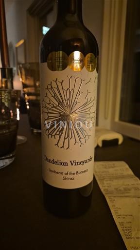 Australie-Méridionale Barossa Valley Dandelion Vineyard Lionheart of the Barossa Shiraz 2022