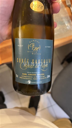 Loirevallei Coteaux du Layon Domaine Giroire Mauizia Gauthier 2022