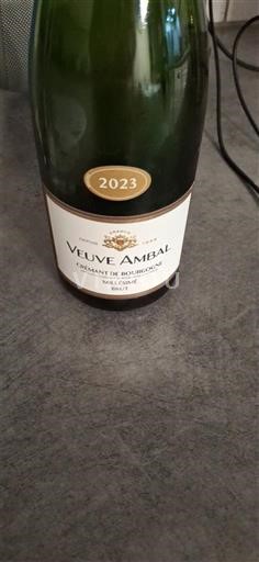 Burgundy Crémant de Bourgogne Veuve Ambal Millésime 2023