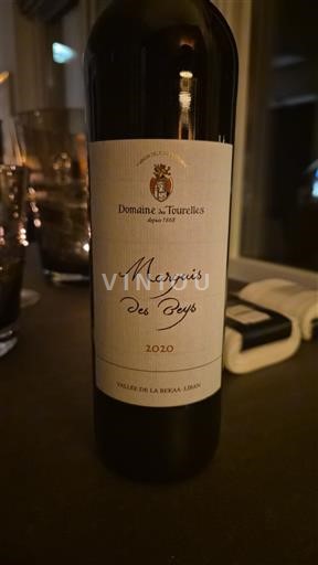 Bekaa Không xác định Domaine S Tourelles Marquis des Beys 2020