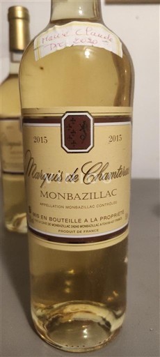 Sydväst Monbazillac Marquis de Chanterene 2015