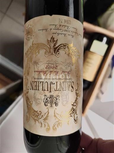 Burdeos Saint-Julien Grand Vin de Saint-Julien 2002