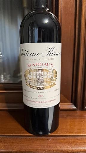 Bordeaux Margaux Grand Cru Château Kirwan 2005