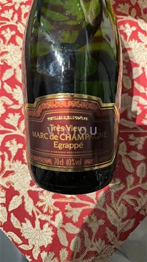 Champagne Not Specified Très Vieux Marc de Champagne Égrappé Non-Vintage