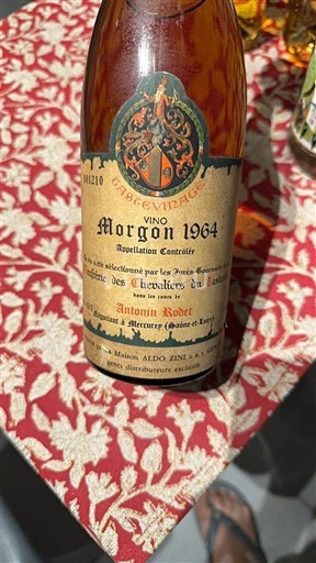 Beaujolais Morgon Antonin Rodet Vino 1964