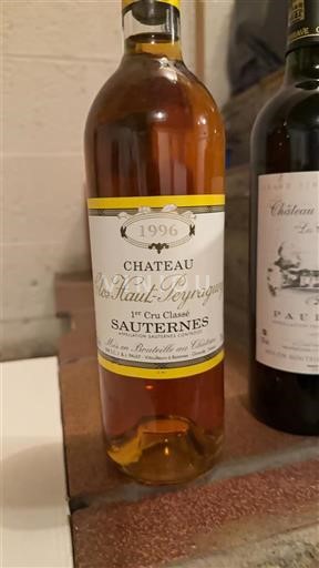 Bordeaux Sauternes 1er Cru Classé Château Clos Haut-Peyraguey 1996