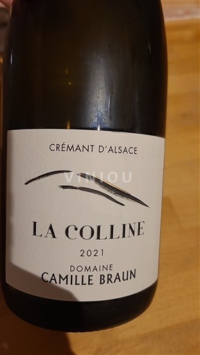 Alsacia Crémant de Alsacia Domaine Camille Braun La Colline 2021