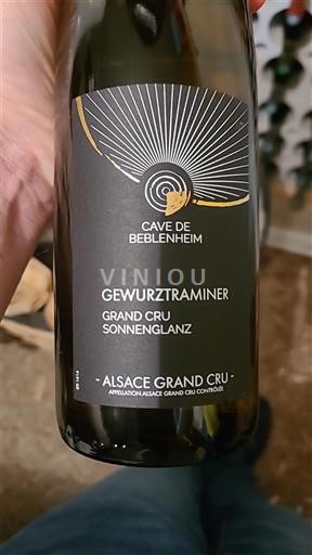 Alzacija Gewürztraminer Grand Cru Cave de Beblenheim Gewurztraminer Grand Cru Sonnenglanz Neleten.