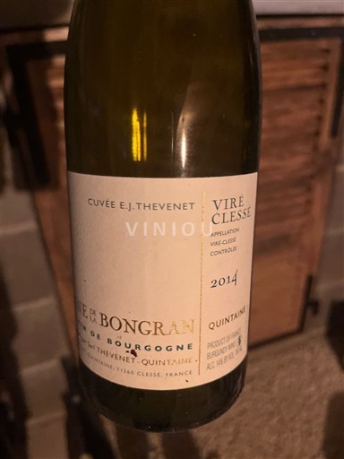 Borgogna Viré-clessé Domaine La Bongran Quintaine 2014