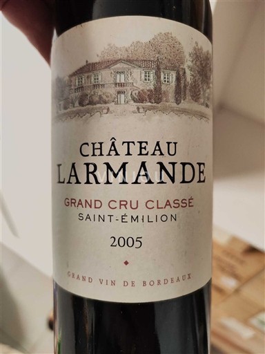 Burdeos Saint-Émilion Grand Cru Classé Château Larmande 2005