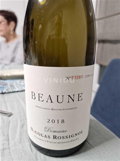 Borgogna Beaune Domaine Nicolas Rossignol 2018