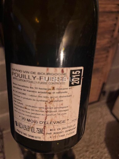 Borgoña Pouilly-fuissé Robert-Denogent Les Reisses 2015