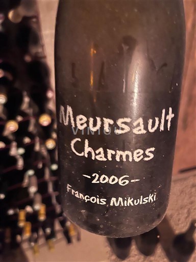 Bourgogne Premier Cru François Mikulski Charmes 2006