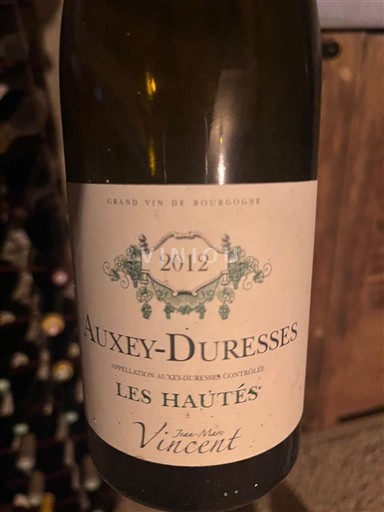 Bourgondië Auxey-Duresses Jean-Marc Vincent Les Hautés 2012