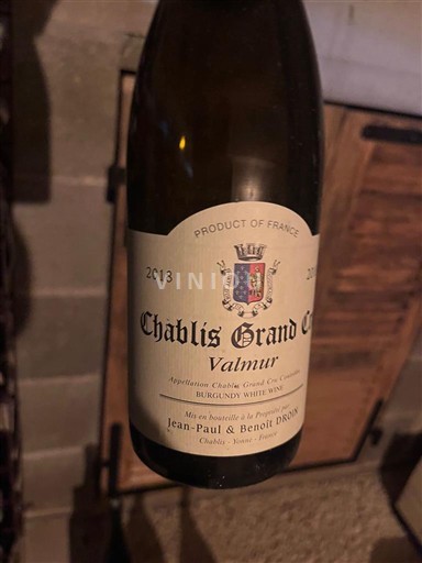 Bourgogne Chablis Grand Cru Jean-Paul & Benoît Droin Valmur 2018