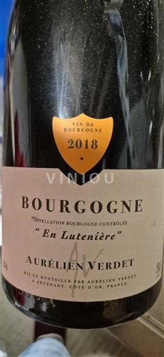 Burgundy Aurélien Verdet En Lutenière 2018