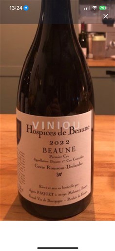 Burgundsko Beaune Premier Cru Hospices de Beaune Rousseau-Deslandes 2022