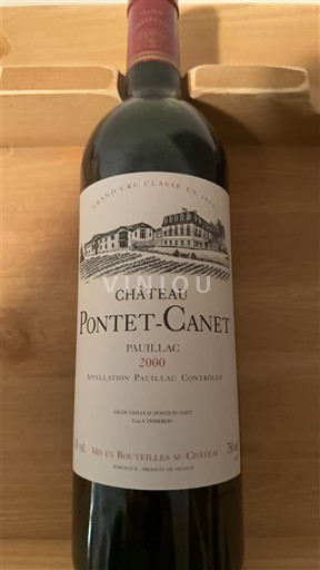 Bordeaux Pauillac Grand Cru Château Pontet-Canet 2000