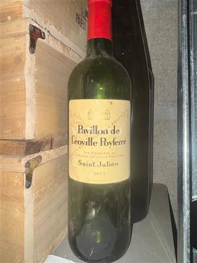 Burdeos Saint-Julien Pavillon de Léoville Poyferré 2013