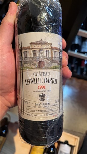 Bordeaux Saint-Julien Grand Cru Château Léoville Barton 1991