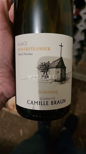 Alsace Gewurztraminer Domaine Camille Braun Saint-Nicolas Bollenberg 2023