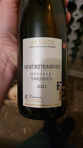 Alsace Gewurztraminer Vendanges Tardives Domaine Engel Gewurztraminer Vendanges Tardives 2021