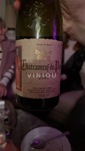 Valle del Ródano Châteauneuf-du-Pape. Sorgues 2001