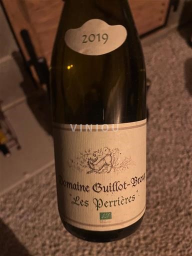 Burgundi Mâcon ja Mâcon-kylät Domaine Guillot-Broux Les Perrières 2019
