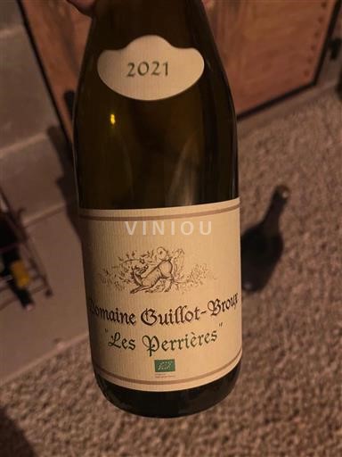 Burgundi Mâcon ja Mâcon-kylät Domaine Guillot-Broux Les Perrières 2021