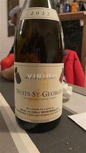 Burgundy Nuits-Saint-Georges Henri et Gilles Remoriquet 2022