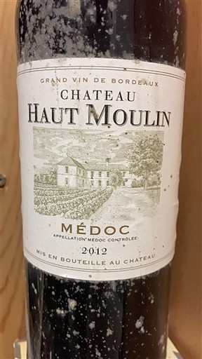 Bordeaux Médoc Château Haut Moulin 2012