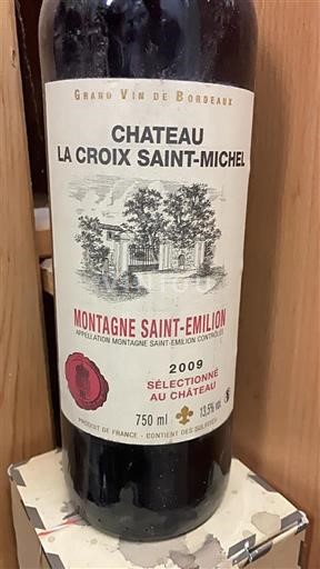 Bordeaux Montagne-saint-émilion Château La Croix Saint-Michel Sélection au Château 2009