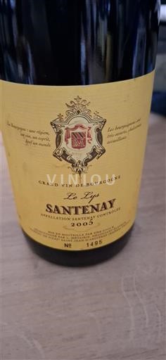 Burgundy Santenay Le Lys 2005