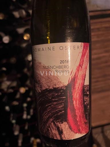Alsace Riesling Grand Cru Domaine Ostertag Muenchberg 2016