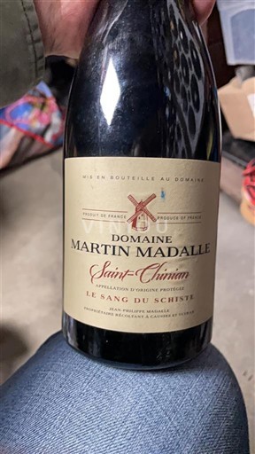 Languedoc Saint-Chinian Domaine Martin Madalle Le Sang du Schiste 2017