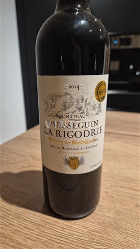 Bordeaux Puisseguin-saint-émilion Château Puisseguin La Rigodrie 2014