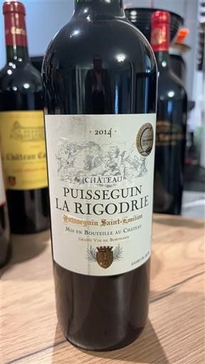 Bordeaux Puisseguin-saint-émilion Château Puisseguin La Rigodrie 2014