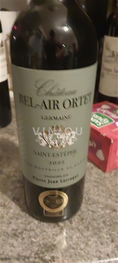 Burdeos Saint-Estèphe Château Bel-Air Ortet Germane 2003