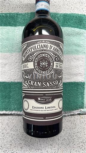Abruzzerne Montepulciano d'Abruzzo Gran Sasso Edizione Limitata Ikke årgangsbestemt