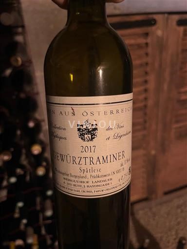 Burgenland Unspecified Landauer Spätlese 2017