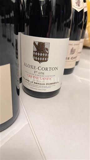 Borgonha Aloxe-Corton Premier Cru Philippe et Arnaud Dubreuil Les Paulands Não Sazonado