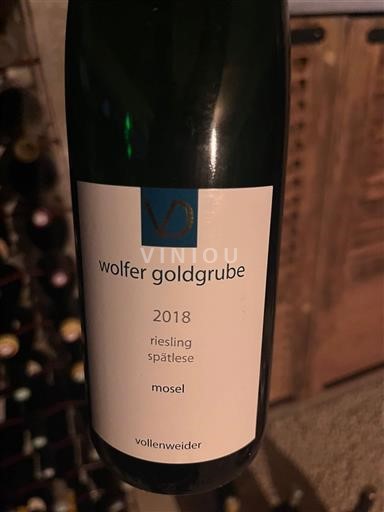 Moselle Mosel Vollenweider Wolfer Goldgrube 2018