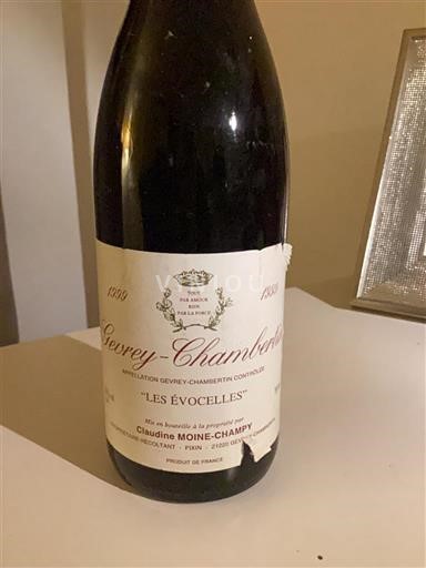 Burgundi Gevrey-Chambertin Claudine Moine-Champy Les Evocelles 1999