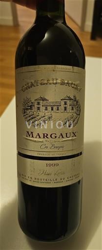 Bordeaux Margaux Château Baury Cru bourgeois 1999
